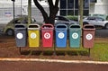 Trash can recycle in Ribeirao Preto, Sao Paulo