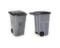 Vector image a garbage can Royalty Free Stock Photo