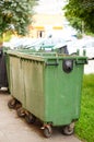 Trash containers Royalty Free Stock Photo
