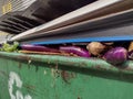 Waste, Food Waste In A Dumpster, Rotten Vegetables, NYC, NY, USA