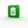 Trash icon Royalty Free Stock Photo