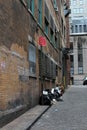 Trash in Manhattan Alley, Urban Decay