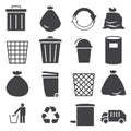 Trashcan icon set