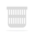 Trashcan Paper vector flat isolated