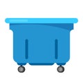 Trashcan vector bin recycle electronic waste garbage illustration. rubbish container electronic household rubbish ewaste
