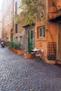 Trastevere rione in Rome, Italy