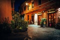 Trastevere, Rome at night.
