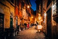 Trastevere, Rome at night.