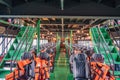 Unacquaited people in Ferry travel from trat to koh kood island thailand in low seaon Royalty Free Stock Photo