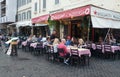 A Trattoria restaurant in Rome, Italy Royalty Free Stock Photo