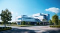 trauma emergency hospital building Royalty Free Stock Photo