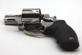 Traumatic Taurus revolver on the white background