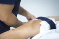 Traumatology orthopedic surgery knee arthroscopy Royalty Free Stock Photo