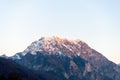 Traunstein peak viewed from Gmunden, Austria.