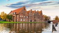 Trave shore with salt storage, LÃÂ¼beck