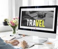 Travel Adventure Website Internet Blog Online Concept