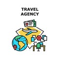 Travel Agency Vector Concept Color Illustration
