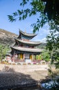 The sublime Black Dragon Pool is dry in LiJiang