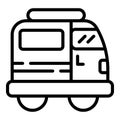 Travel auto icon, outline style