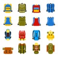 Travel backpack, camping rucksack and school bag