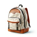 travel backpack, isolated on a clean white background, embodies the spirit of adventure and exploration.