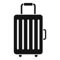 Travel baggage icon, simple style