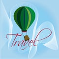 Travel ballon Royalty Free Stock Photo