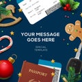 Travel blog template, holiday, vacation, tourism