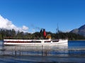 Travel Boat In Queenstown Royalty Free Stock Photo