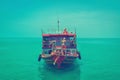 Travel boat at sea ,Koh Samui ,Thailand