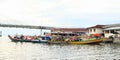 Travel boats on river in Manado