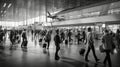 travel busy airport Royalty Free Stock Photo