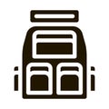 Travel Camping Backpack Icon Vector Glyph Illustration Royalty Free Stock Photo