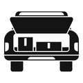 Travel car trunk icon simple vector. Open door Royalty Free Stock Photo