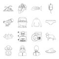 Travel, cleaning, history and other web icon in outline style.veterinary medicine, drug, medicine icons in set