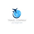 Travel Company Logo Template Tourism Agency Banner Design