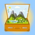 Travel concept vector illustration.