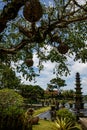 Travel destination. Water Palace of Tirta Gangga in East Bali, Indonesia Royalty Free Stock Photo