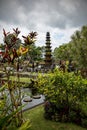 Travel destination. Water Palace of Tirta Gangga in East Bali, Indonesia Royalty Free Stock Photo