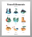 Travel elements flat pack