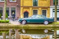 Travel Through the Europe. Outdated Obsolete Retro Car