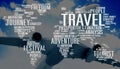 Travel Explore Global Destination Trip Adventure Concept Royalty Free Stock Photo