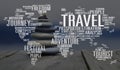 Travel Explore Global Destination Trip Adventure Concept Royalty Free Stock Photo