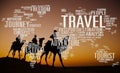 Travel Explore Global Destination Trip Adventure Concept Royalty Free Stock Photo