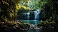 travel fijian rainforest lush Royalty Free Stock Photo