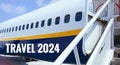 Travel 2024 Flights Text Heading Illustration