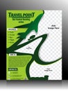 Travel Flyer Template Royalty Free Stock Photo