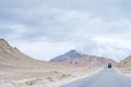 Landscape view in leh with Road in mountains Himalayas. Ladakh, Jammu and Kashmir, India- Image Royalty Free Stock Photo