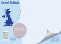 Travel Great Britain template concept vector