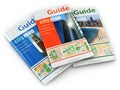 Travel guide books.